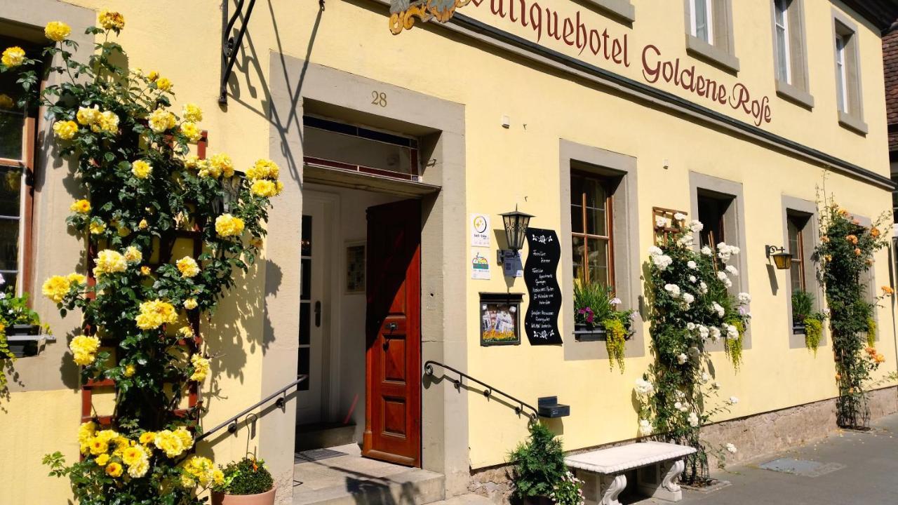 Boutiquehotel Goldene Rose - Self-Check-In Rothenburg ob der Tauber Luaran gambar